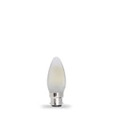 Λάμπα LED 4W Candle B22 Frost σε ζεστό λευκό