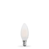 5.5W Candle LED Bulb B15 Frost in Warm White - LiquidLEDs™ - Candle Bulbs