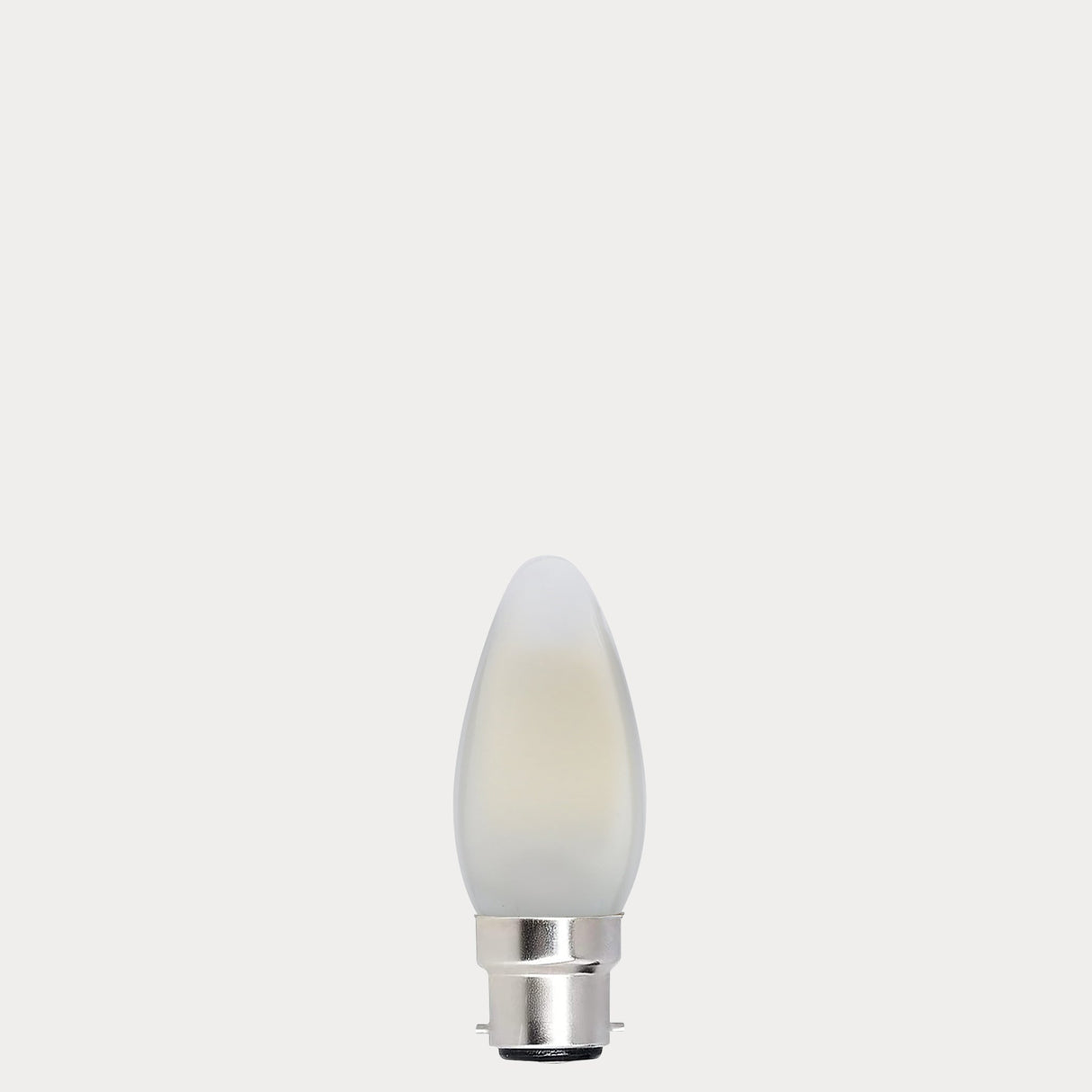 5.5W Candle LED Bulb B22 Frost in Warm White - LiquidLEDs® - Candle Bulbs