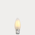 5.5W Candle LED Bulb B22 Frost in Warm White - LiquidLEDs® - Candle Bulbs