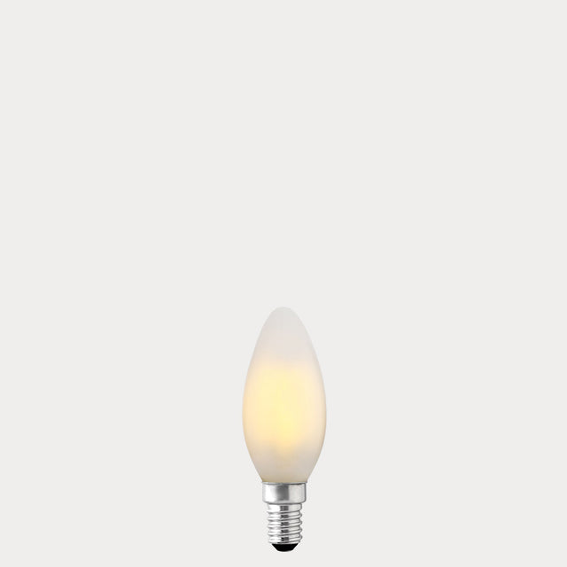 5.5W Candle LED Bulb E14 Frost in Warm White - LiquidLEDs® - Candle Bulbs