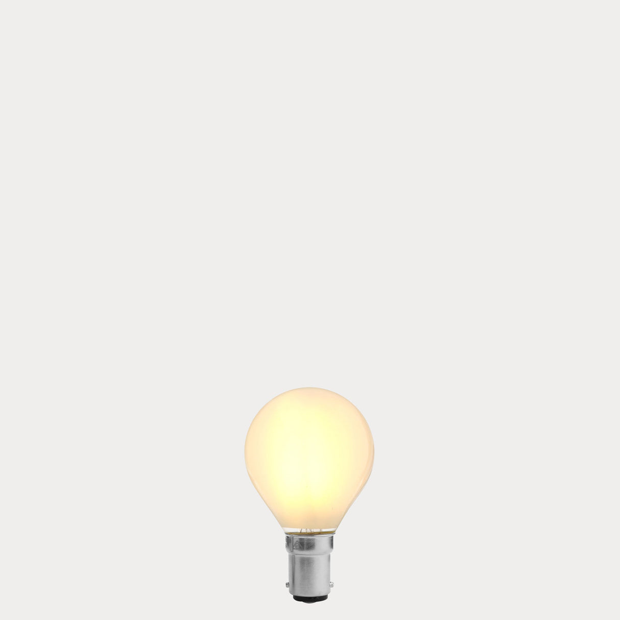 5.5W Fancy Round LED Bulb B15 Frost in Warm White - LiquidLEDs® - Fancy Round