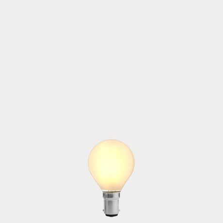 5.5W Fancy Round LED Bulb B15 Frost in Warm White - LiquidLEDs® - Fancy Round