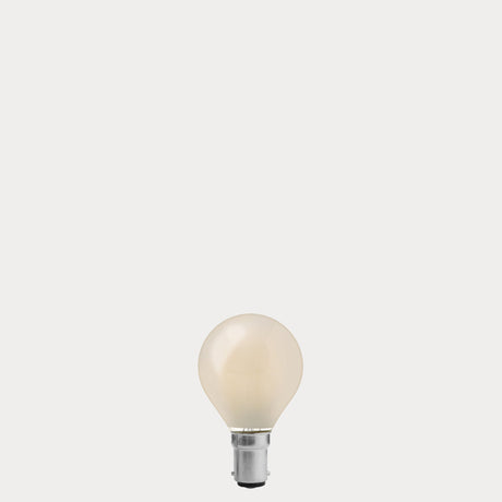 5.5W Fancy Round LED Bulb B15 Frost in Warm White - LiquidLEDs® - Fancy Round