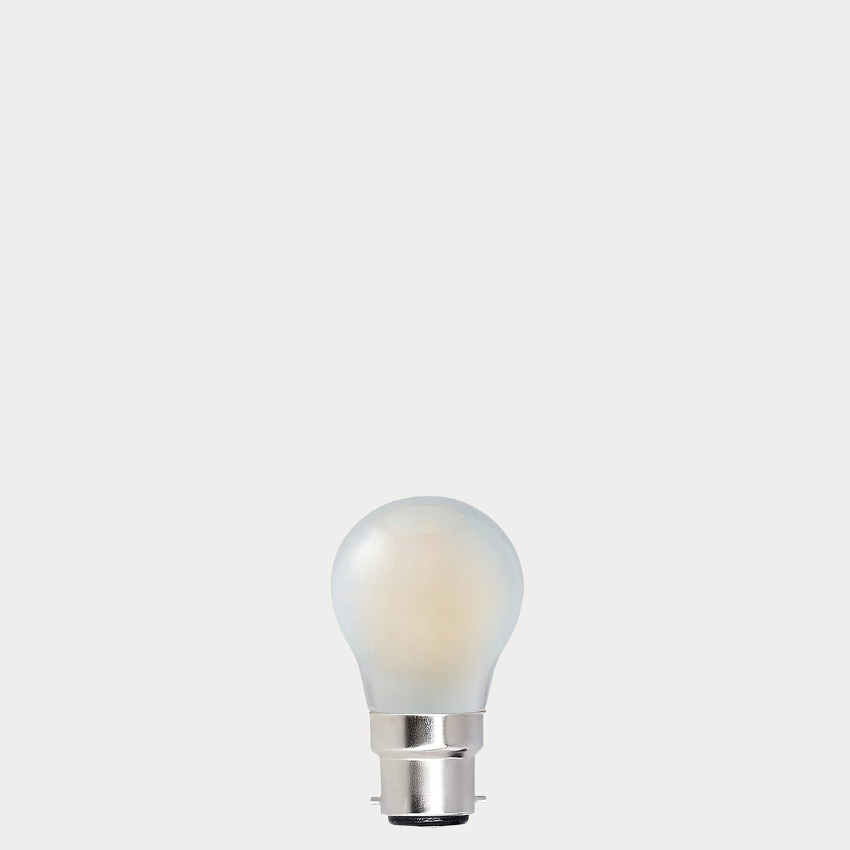 5.5W Fancy Round LED Bulb B22 Frost in Warm White - LiquidLEDs® - Fancy Round