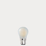 5.5W Fancy Round LED Bulb B22 Frost in Warm White - LiquidLEDs® - Fancy Round