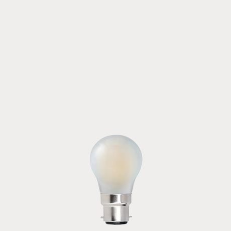 5.5W Fancy Round LED Bulb B22 Frost in Warm White - LiquidLEDs® - Fancy Round