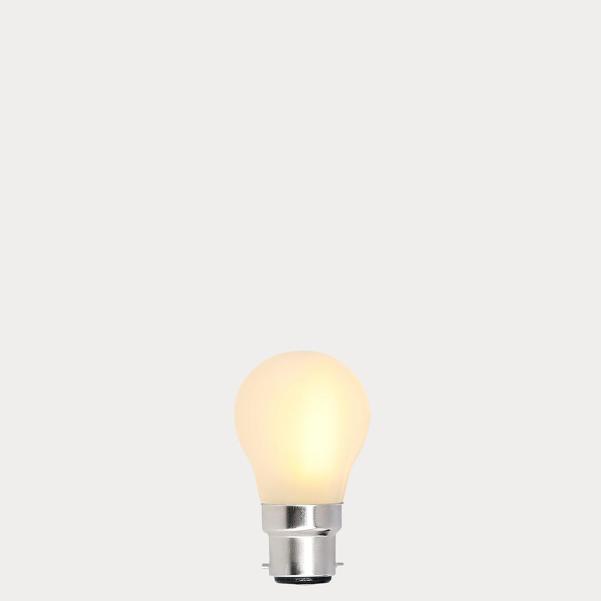 5.5W Fancy Round LED Bulb B22 Frost in Warm White - LiquidLEDs® - Fancy Round