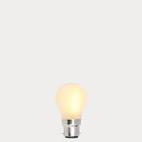 5.5W Fancy Round LED Bulb B22 Frost in Warm White - LiquidLEDs® - Fancy Round