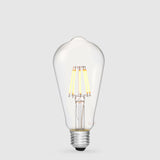 6W 12V DC Edison LED žárovka E27 v teplé bílé