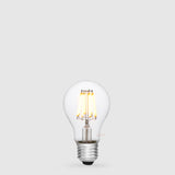 6W 12 Volt DC GLS LED Bulb E27 Clear in Warm White