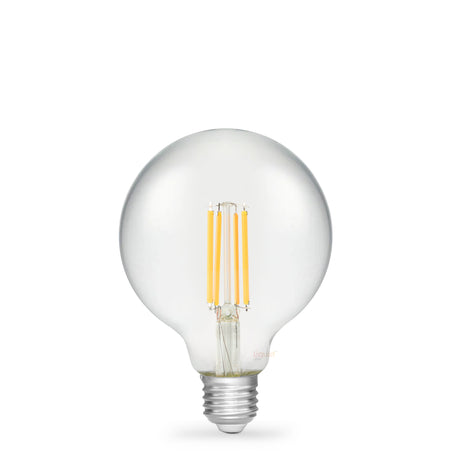 7.2W G95 LED Globe E27 Clear in Warm White