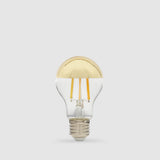 A60 LED bulb with gold top E27