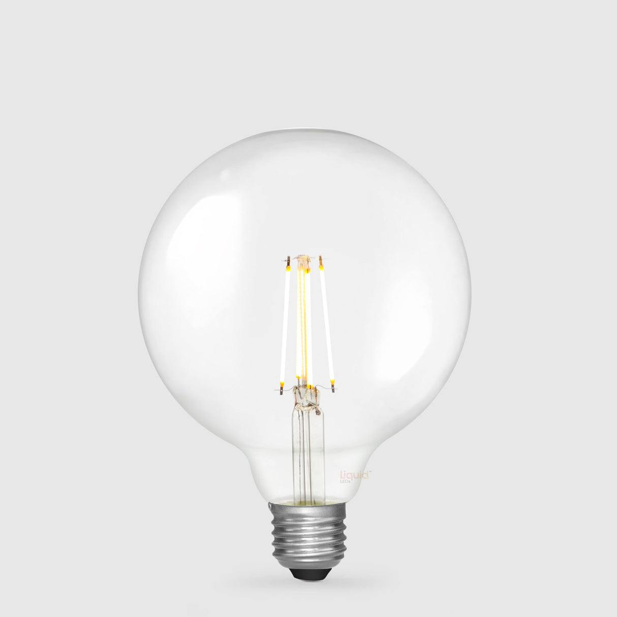 7.2W G125 LED Globe E27 Clear in Warm White - LiquidLEDs™ - Globe Bulbs