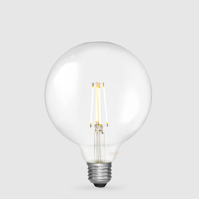 7.2W G125 LED Globe E27 Clear in Warm White - LiquidLEDs™ - Globe Bulbs