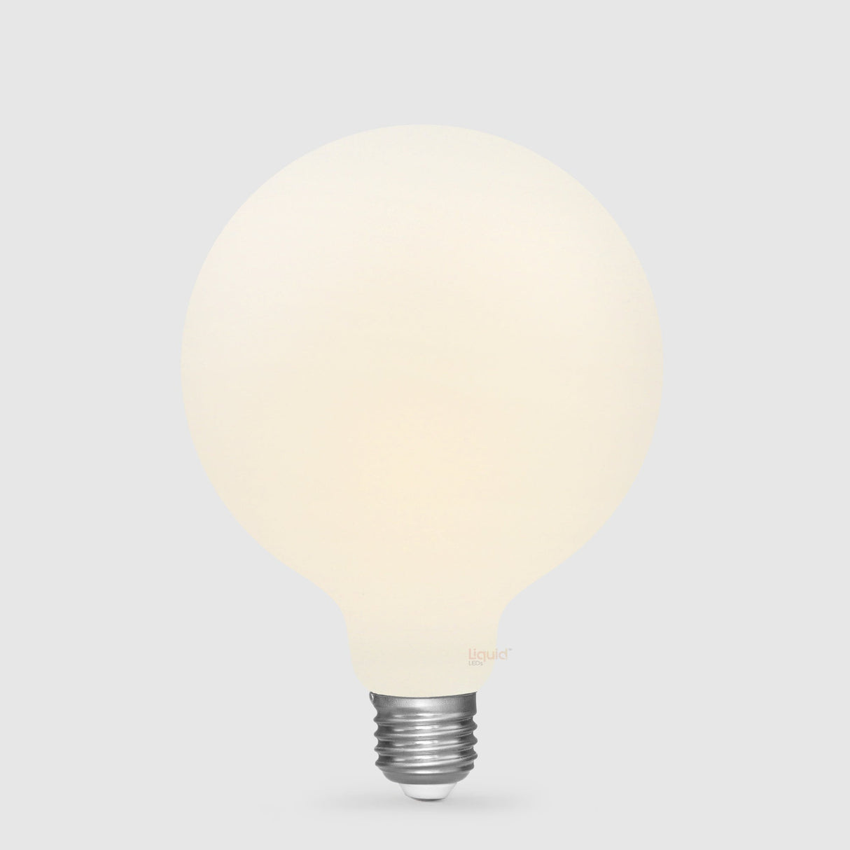 7.2W G125 LED Globe E27 Porcelain in Soft White - LiquidLEDs™ - Globe Bulbs