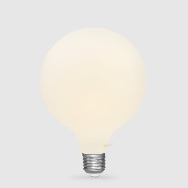 7.2W G125 LED Globe E27 Porcelain in Soft White - LiquidLEDs™ - Globe Bulbs