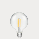 7.2W G95 LED Globe E27 Clear in Warm White - LiquidLEDs® - Globe Bulbs