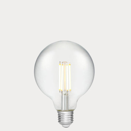 7.2W G95 LED Globe E27 Clear in Warm White - LiquidLEDs® - Globe Bulbs