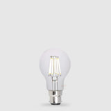 Bombilla LED GLS de 8 W, 12-24 V CA/CC, B22, transparente, en blanco natural