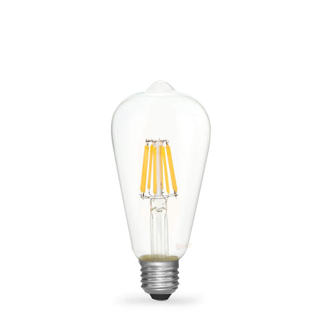 8W 12 - 24 Volt AC/DC Edison LED Bulb E27 in Warm White - LiquidLEDs™ - Edison Bulbs