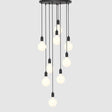 9 Drop Chandelier Light + 8W G125 LED Globe - LiquidLEDs™ - Ceiling Lights