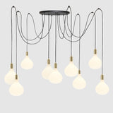 Lampadario 9 Gocce + Porcellana R160