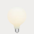 Dulora 11W G125 LED Globe E27 Porcelain in Soft White illuminated soft white 3000K diffused glow