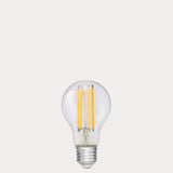 Dulora 11W GLS LED Bulb E27 Clear in Warm White unlit with visible filaments