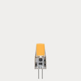 Dulora 2W G4 Dimmable LED Bi-Pin Bulb in Warm White 2700K unlit with visible SMD chip array
