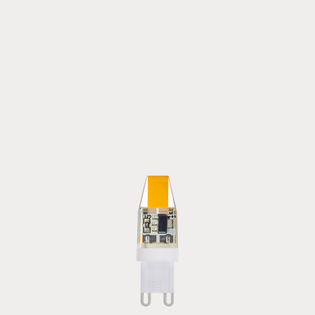 Dulora 2 Watt G9 Dimmable LED Light Bulb clear capsule with COB chip unlit