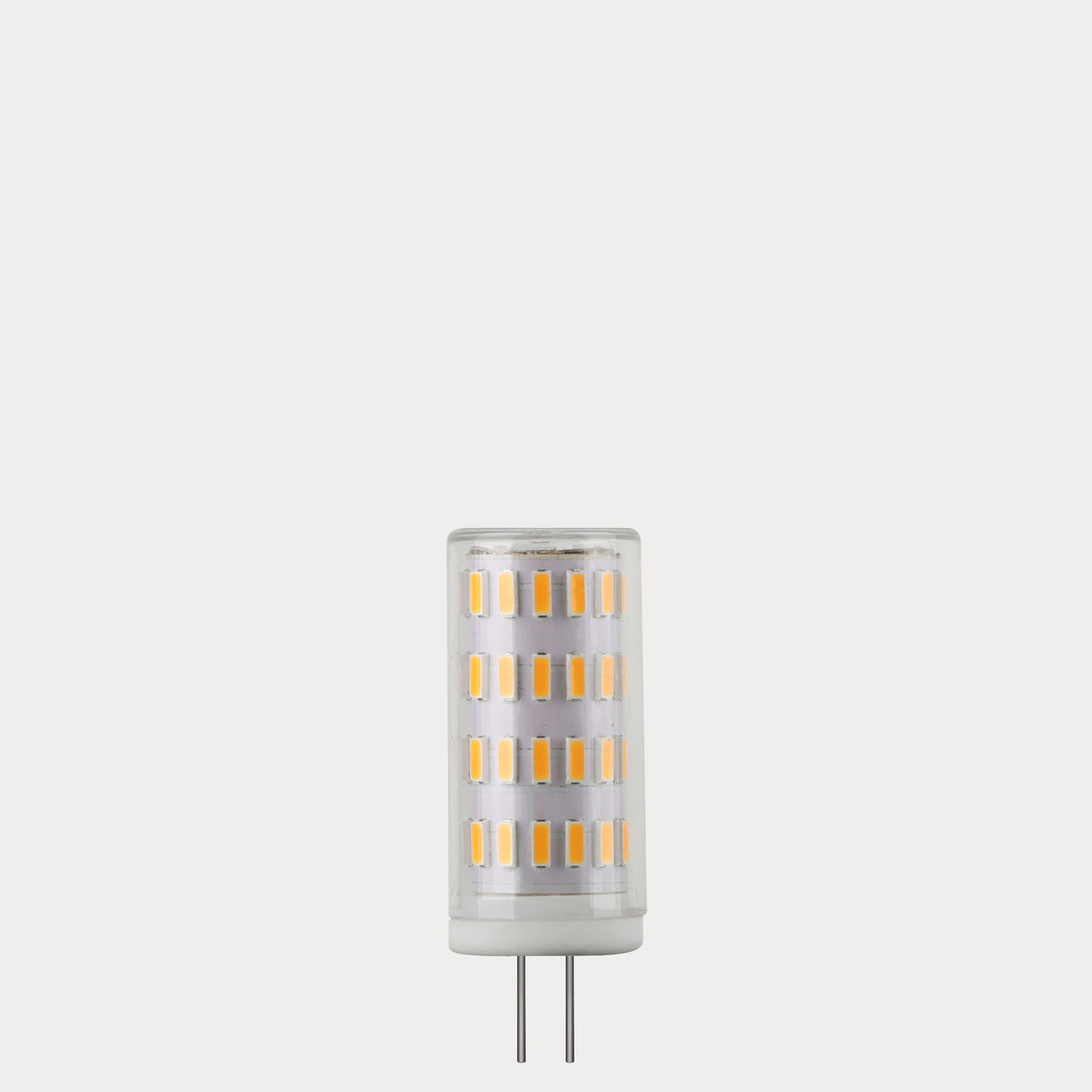 Dulora 3W G4 LED Bi-Pin Bulb unlit with visible SMD chip array