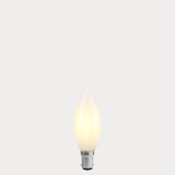 Dulora 4W Candle LED Bulb B15 Frost in Warm White illuminated warm white 2700K diffused glow