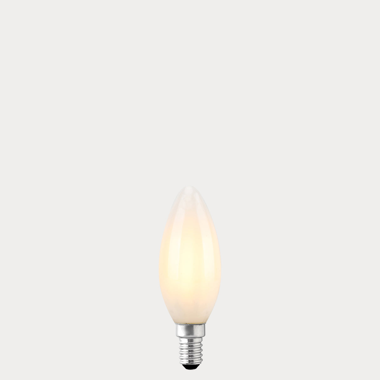 Dulora 4W Candle LED Bulb E14 Frost in Warm White illuminated warm white 2700K diffused glow