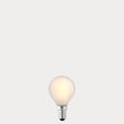 Dulora 4W Fancy Round LED Bulb E14 Frost in Soft White illuminated soft white 3000K diffused glow