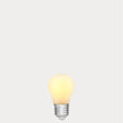 Dulora 4W Fancy Round LED Bulb E27 Porcelain in Warm White illuminated warm white 2700K diffused glow