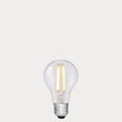 Dulora 6.5W GLS LED Bulb E27 Clear in Warm White filaments glowing