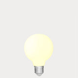 Dulora 7.2W G80 LED Globe E27 Matte Finish in Warm White illuminated warm white diffused glow