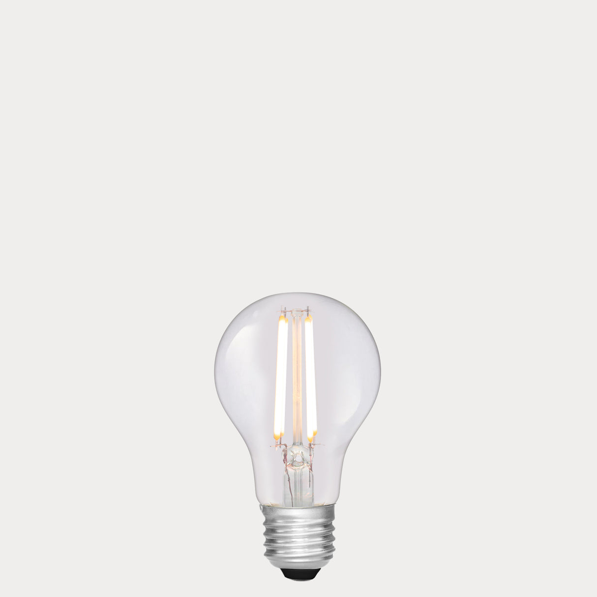 Dulora 7.2W GLS LED Bulb E27 Clear in Warm White filaments glowing