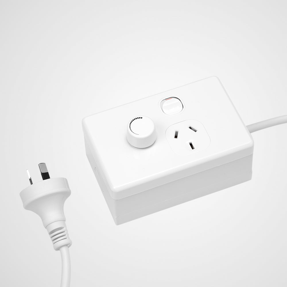 White Plug-In Dimmer