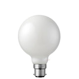 8W G95 LED Globe B22 Opal in Warm White