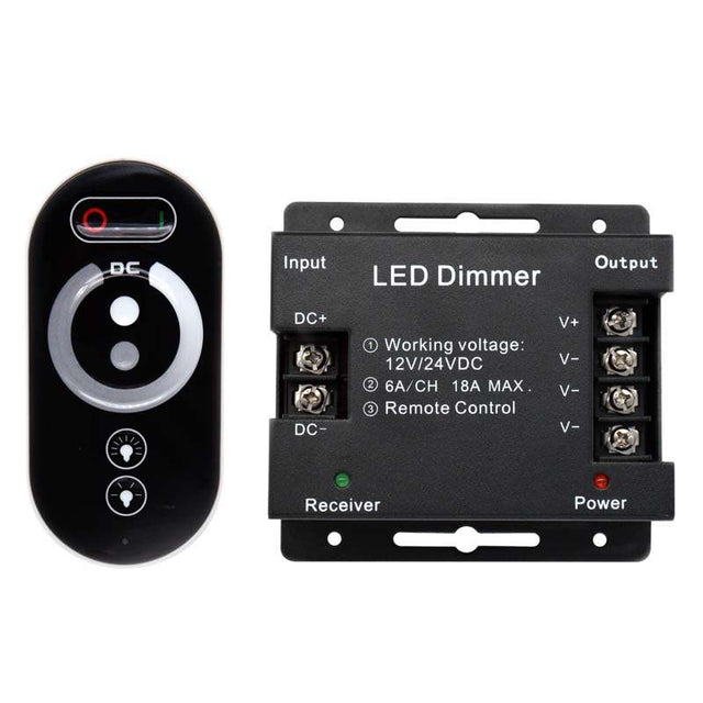 12-24V PWM Dimmer with Wireless Remote, 12 Volt Dimmer
