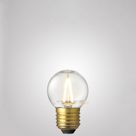 1W Fancy Round Shatterproof LED Light Bulb E27 in Extra Warm White