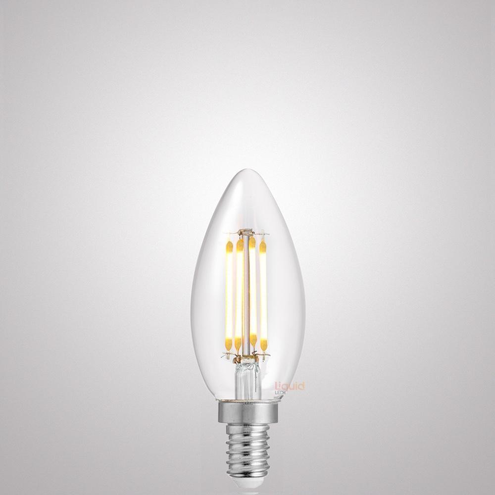 Buy 4W Candle C35 Dimmable LED Light Bulb 240V E12 4000K Liquid