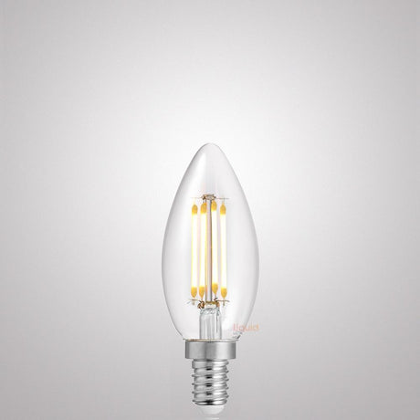 4W Candle Dimmable LED Bulb (E12) Clear in Natural White
