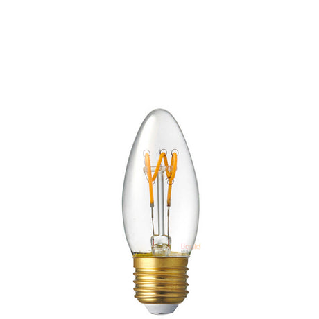 3W Candle Dimmable Tre Loop LED Bulb (E27)