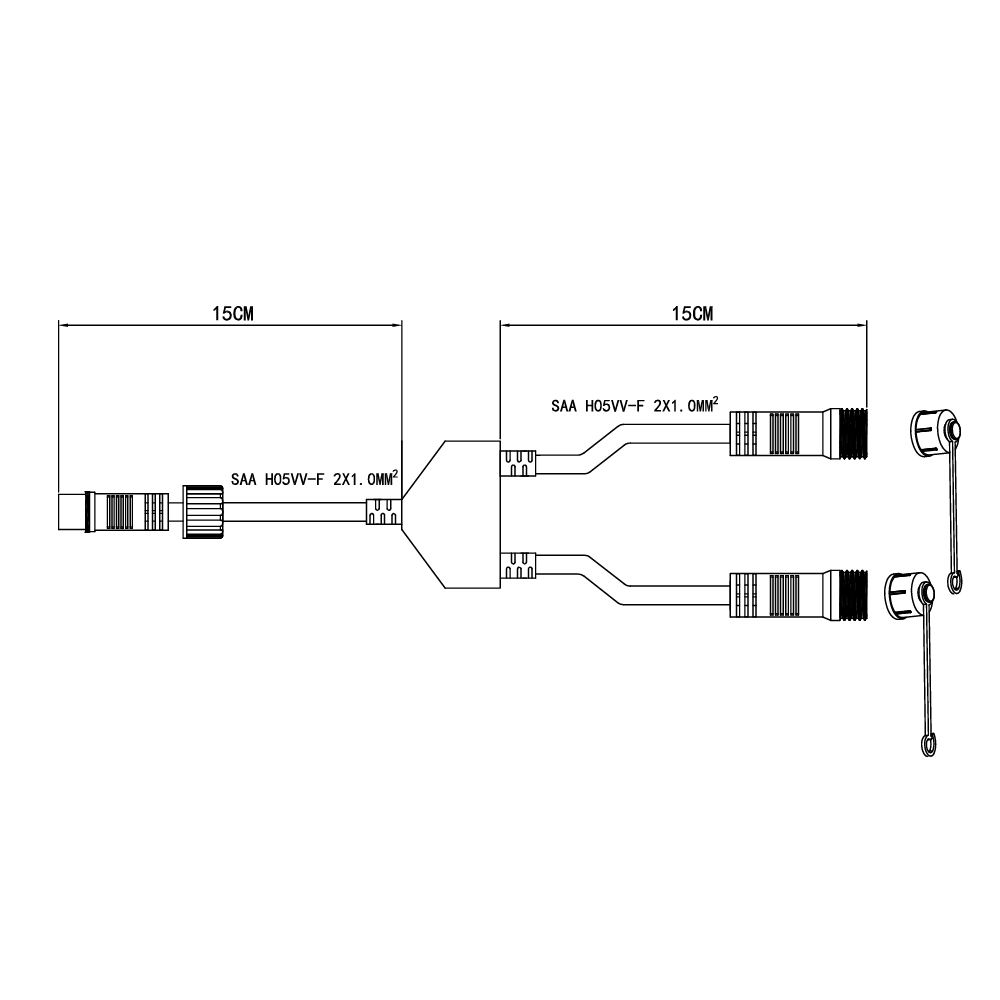 Festoon String Splitter