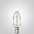 2Watt Candle Dimmable LED Filament Bulb B15