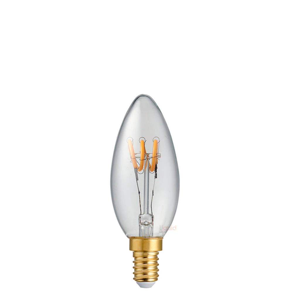 3W Candle Dimmable Tre Loop LED Bulb (E14)
