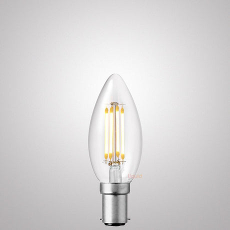 6W Candle LED Bulb B15 Clear in Natural White